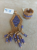 Set pendente - anello argento vermeil e ametista